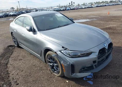 2022 BMW I4 Edrive40 from USA, damaged, VIN WBY73AW06NFN08169